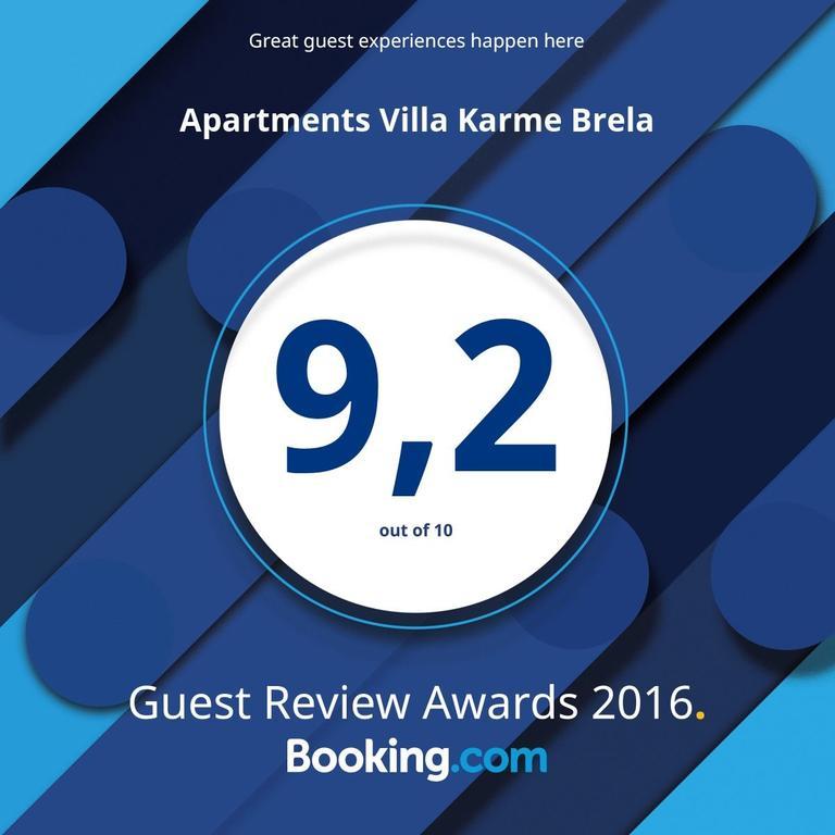 Apartments Villa Karme Brela Buitenkant foto